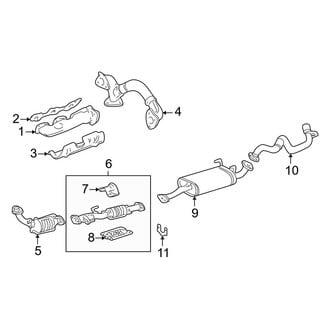 Toyota OE - Exhaust System - Exhaust Components