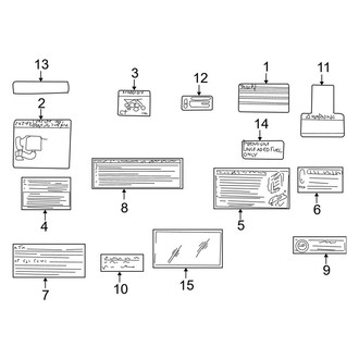 Toyota OE - Information Labels - Labels