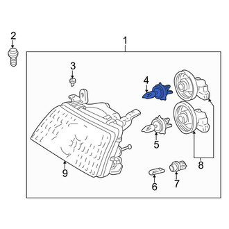 Toyota OE - Front Headlight Bulb