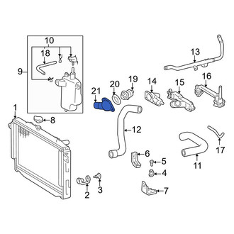 Toyota OE - Lower Engine Coolant Thermostat Housing