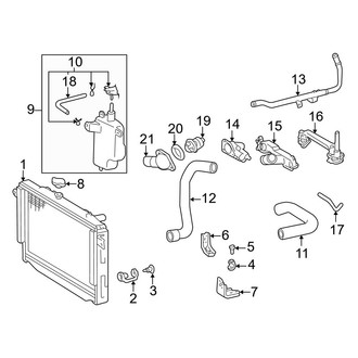Toyota OE - Cooling - Radiator & Components