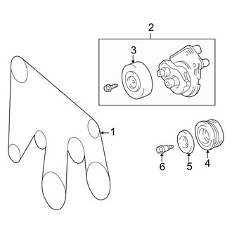 Toyota OE - Cooling - Belts & Pulleys