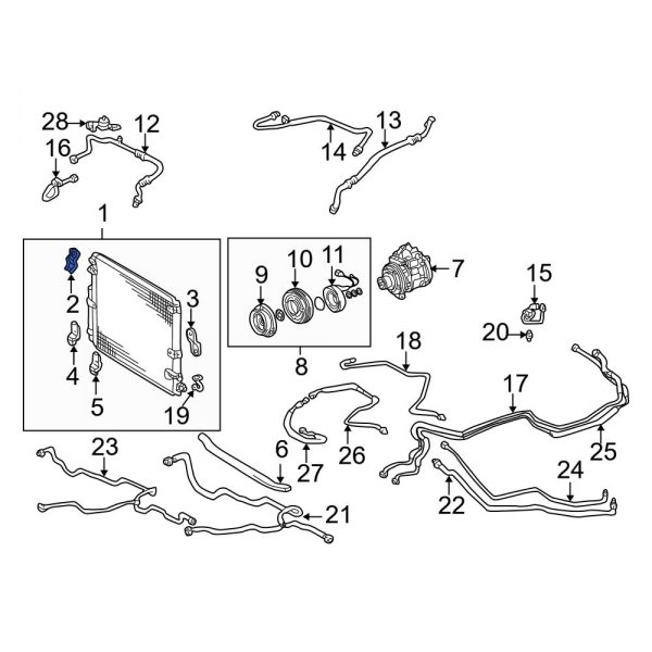 A/C Condenser Mount