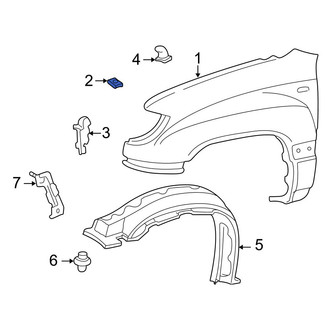 Toyota OE - Fender Seal
