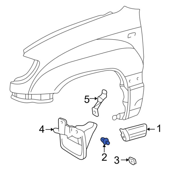 Fender Molding Retainer