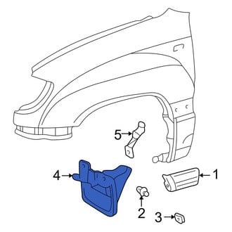 Toyota OE - Front Left Mud Flap