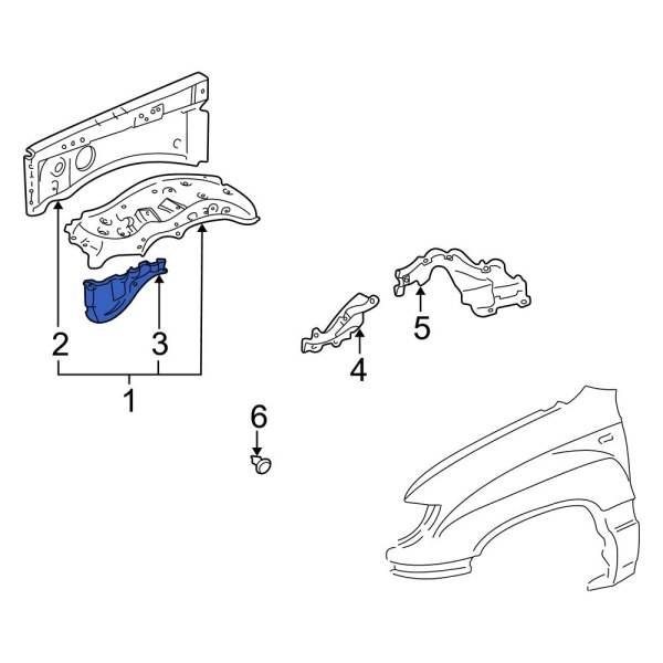 Fender Apron Reinforcement