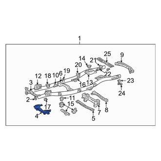 Toyota OE - Frame Crossmember