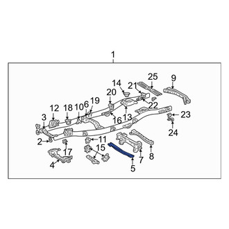 Toyota OE - Frame Crossmember