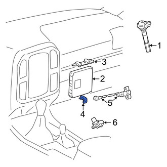 Toyota OE - Lower Engine Control Module (ECM) Bracket