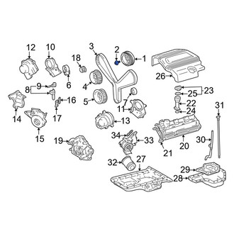 Toyota OE - Engine Harmonic Balancer Bolt