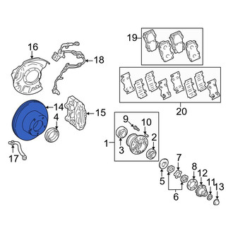 Toyota OE - Front Disc Brake Rotor