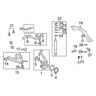 Toyota OE - Front Outer Alignment Camber Adjusting Eccentric