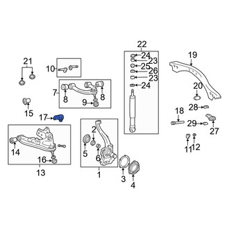 Toyota OE - Front Left Torsion Bar Adjusting Arm