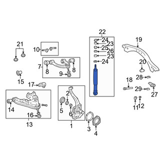 Toyota OE - Front Suspension Shock Absorber