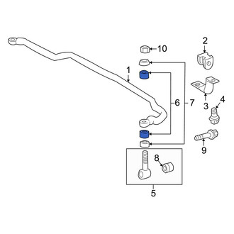 Toyota OE - Front Suspension Stabilizer Bar Link Bushing