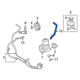 Toyota OE - Power Steering Reservoir Hose