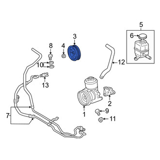 Toyota OE - Power Steering Pump Pulley