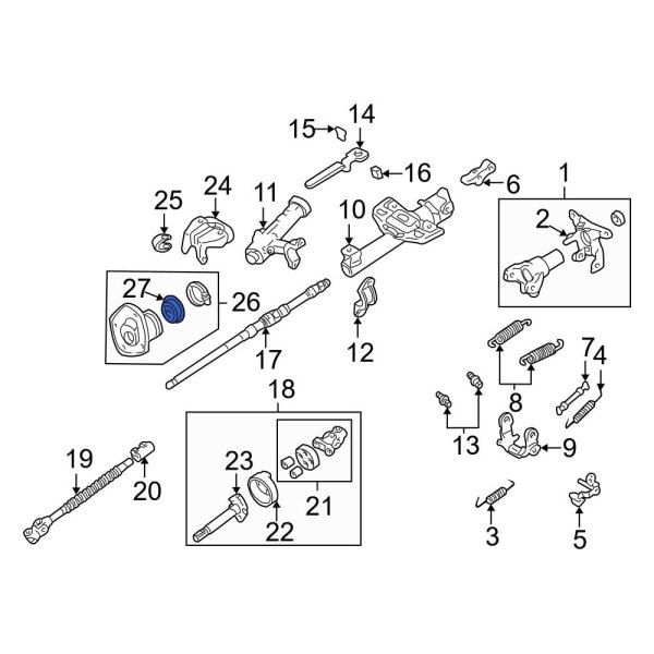 Steering Coupling Boot Seal