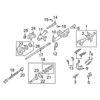 Toyota OE - Steering Column Assembly (Manual Tilt)