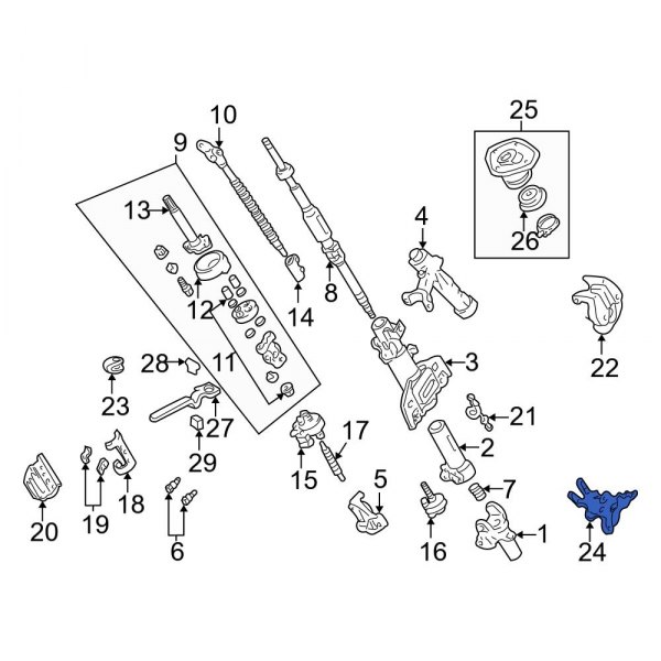 Steering Column Switch Housing