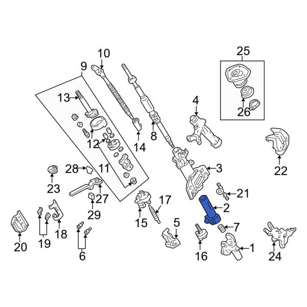 Steering Column Tube