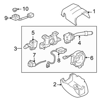 Toyota OE - Steering Column - Shroud, Switches & Levers