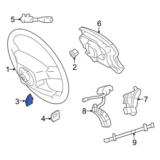 Toyota OE - Right Steering Wheel Plug