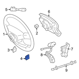 Toyota OE - Left Lower Steering Wheel Plug