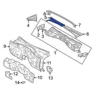 Toyota OE - Right Cowl Cover