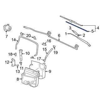 Toyota OE - Left Wiper Blade Refill