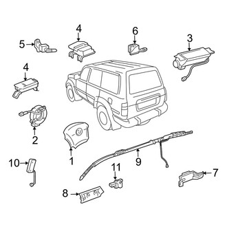 Toyota OE - Restraint Systems - Air Bag Components