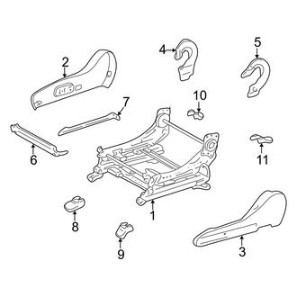 Toyota OE - Seats & Tracks - Tracks & Components (Front Seat)