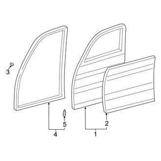 Toyota OE - Front Door - Door & Components