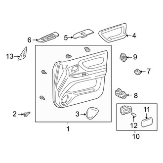 Toyota OE - Front Door - Interior Trim