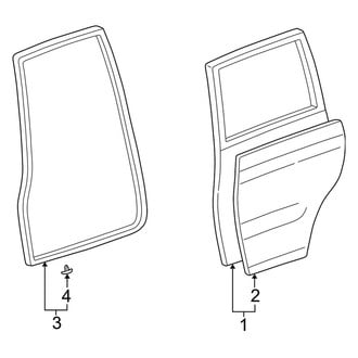 Toyota OE - Rear Door - Door & Components