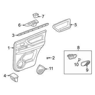 Toyota OE - Rear Door - Interior Trim