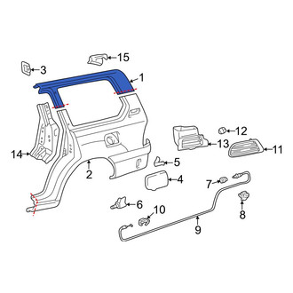 Toyota OE - Rear Left Upper Quarter Panel