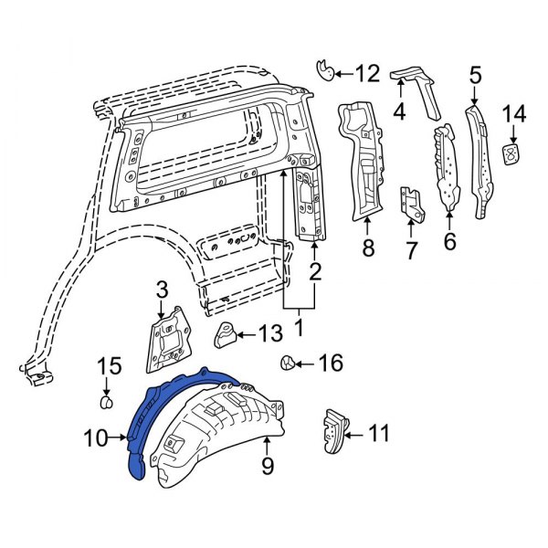 Wheel Housing Side Panel