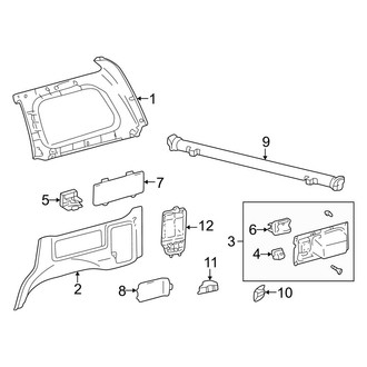 Toyota OE - Quarter Panel - Interior Trim