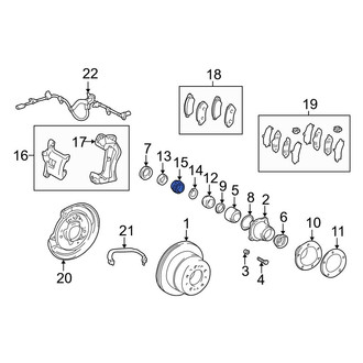 Toyota OE - Rear ABS Wheel Speed Sensor Tone Ring