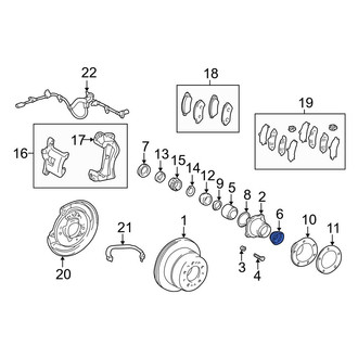 Toyota OE - Rear Outer Drive Axle Shaft Seal