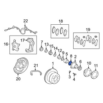 Toyota OE - Rear Outer Drive Axle Shaft Seal
