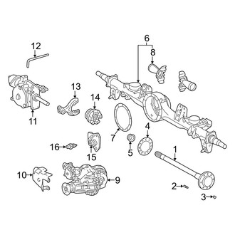 Toyota OE - Rear Suspension - Axle & Differential