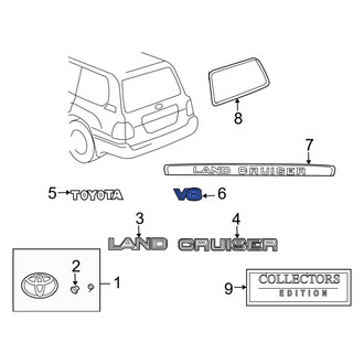 Toyota OE - Rear Hatch Emblem