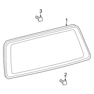 Toyota OE - Lift Gate - Glass