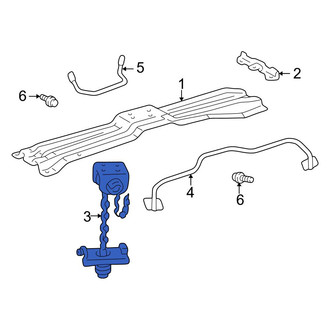 Toyota OE - Rear Spare Tire Carrier