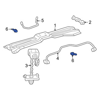 Toyota OE - Rear Spare Tire Carrier Bolt