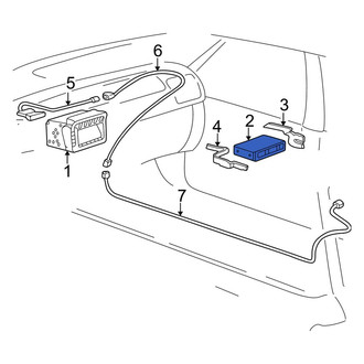 Toyota OE - GPS Navigation Control Module