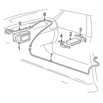 Toyota OE - Electrical - Navigation System Components